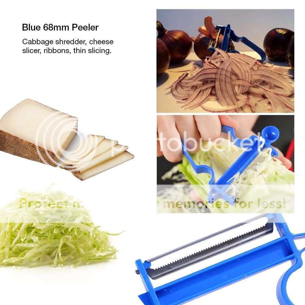 3Pcs Vegetable Peeler Slicer Shredder Peeler Julienne Strips Cutter